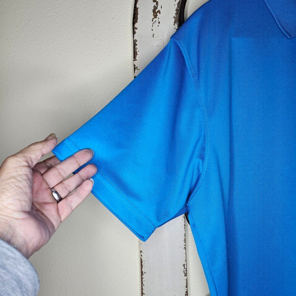 Vansport Performance Men’s Blue Golf Polo, L - Picture 5 of 5